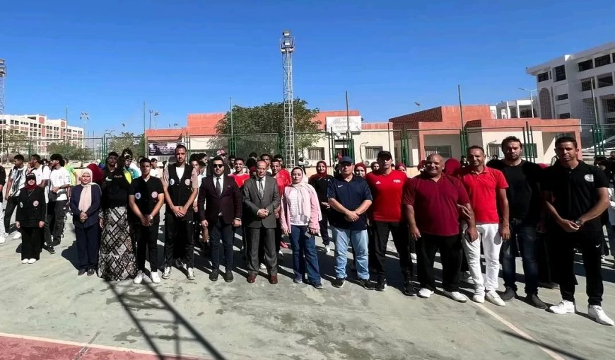 مهرجان رياضي بجامعة قناة السويس احتفالا بذكري أكتوبر