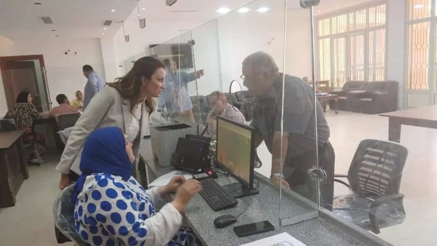 نائب محافظ الجيزة تتفقد التشغيل التجريبي للمركز التكنولوجي بالمنطقة الصناعية بأبورواش