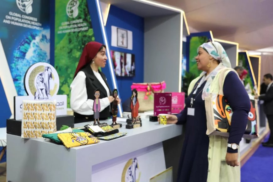 قومي للمرأة يشارك بجناح ضمن فعاليات المؤتمر العالمي للسكان والصحة والتنمية البشرية بنسخته الثانية2024: