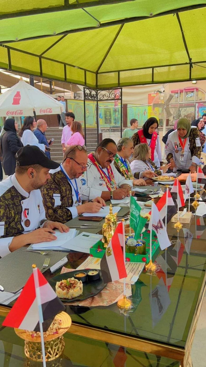 اطباق متميزة للمتسابقين في اليوم الأول من مسابقة ،،ملتقى طهاة مبدعون ،،بالصور