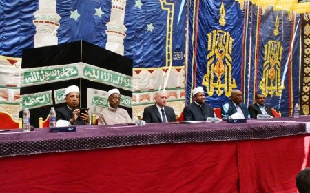 السكرتير العام المساعد لأسوان يشهد مراسم الصلح بين عائلتى آل يونس ، وآل صغير بمدينة الرحاب بكيما