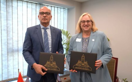 تعاون أكاديمي بين جامعتي ”عين شمس وويسكونسن الأمريكية” في التبادل الطلابي والبحثي