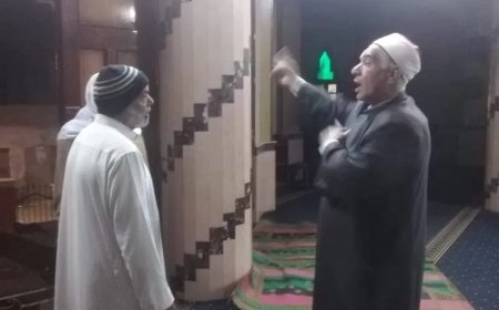 وكيل وزارة الأوقاف بالمنيا يجري جولات تفتيشية مفاجئة على مساجد المحافظة
