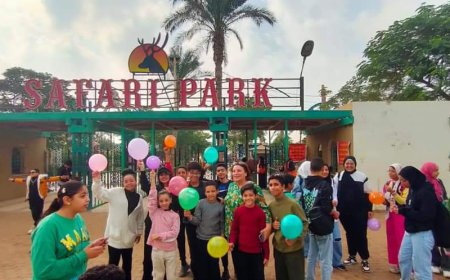 في إطار مبادرة “بداية”.. نشء الجيزة يحتفلون بأعياد الطفولة في “سفاري بارك” بالمهندسين