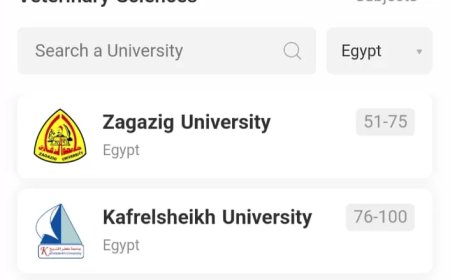 إنجاز جديد لجامعة الزقازيق: الأولى محلياً في الزراعة والطب البيطري والهندسة والتكنولوجيا الطبية وفقاً لتصنيف شنغهاي 2024