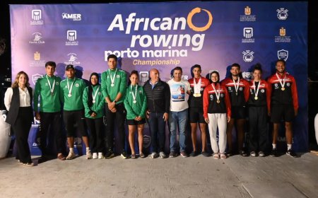 مصر تحصد 29 ميدالية في البطولة الأفريقية للتجديف