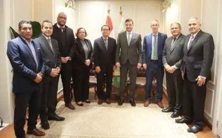 وزير الزراعة يبحث مع وفد المركز الدولى للبحوث والاستشارات الزراعية فى المناطق الجافة ( ايكاردا ) تعزيز التعاون المشترك