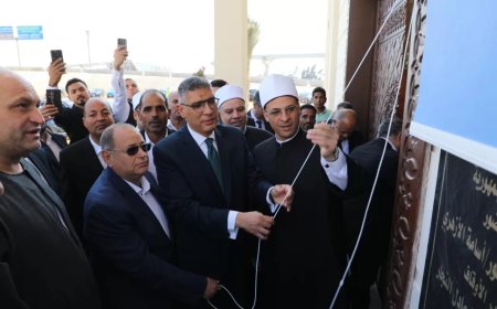 محافظ الجيزة يفتتح مسجد التقوي بمحور ٢٦ يوليو طريق ٦ أكتوبر
