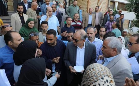 محافظ المنيا يتفقد مستشفى ديرمواس المركزي في زيارة مفاجئة