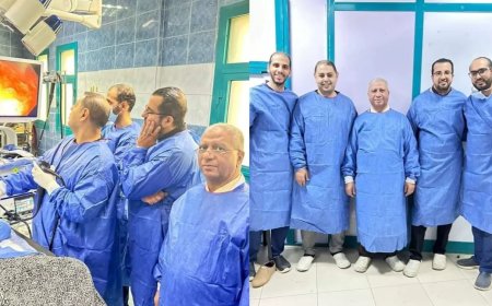 افتتاح وحدة مناظير الجهاز الهضمي الحديثه بمستشفي الهلال للتأمين الصحي بسوهاج