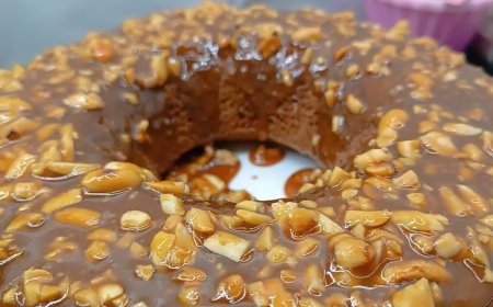 كيكه بصوص الكراميل والسوداني بطريقة أميمة خطاب