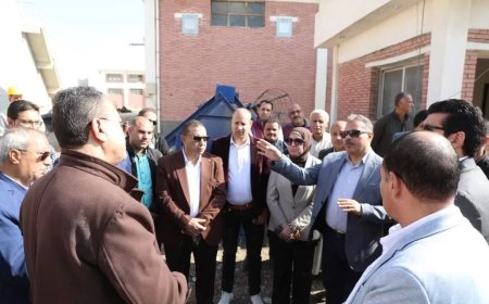 محافظ الشرقية يتفقد الأعمال النهائية بمحطة معالجة منشأه رضوان بأبو كبير
