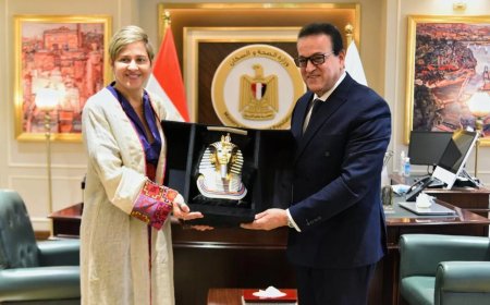 وزير الصحة استقبل السيدة الأولى بجمهورية كولومبيا وناقشا فرص التعاون بين البلدين في مجالي الصحة والتنمية البشرية