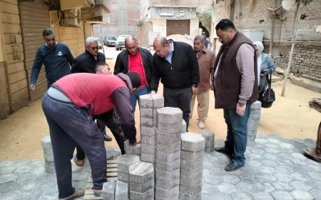 بالصور- جولة ميدانية لنائب محافظ الجيزة بمدينة الحوامدية لمتابعة مشروعات الخطة الاستثمارية