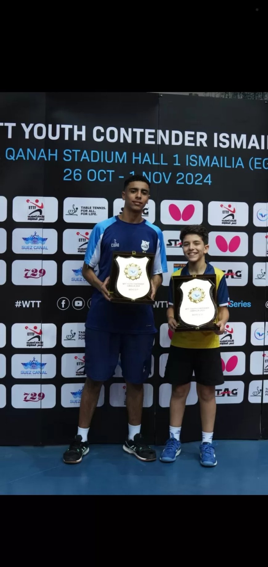 تعليق على مصر تحصد ذهبية وفضية اليوم في البطولة الدولية للناشئين لتنس الطاولة بواسطة अंतर्राष्ट्रीय जूनियर टेबल टेनिस चैम्पियनशिप में आज मिस्र ने एक स्वर्ण और एक रजत पदक जीता | Faridabad Lates