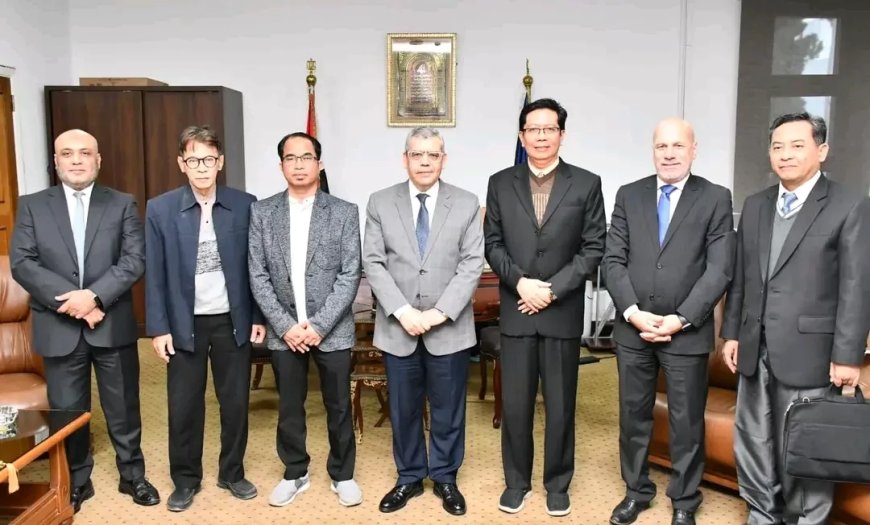 جامعة القناة تستضيف رئيس جامعة “رادين إنتان الإندونيسية”