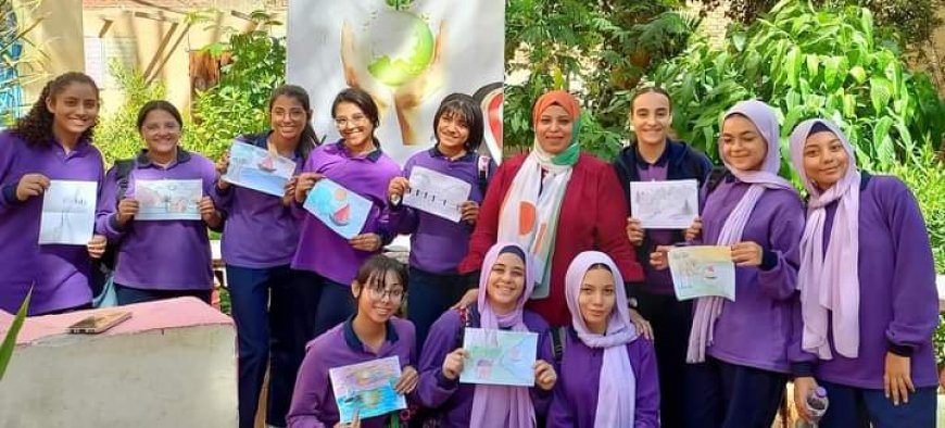 "مدارسنا فيها ثقافة وفن " قوافل التنوير والفن والإبداع تواصل فعاليات برنامجها بأسيوط
