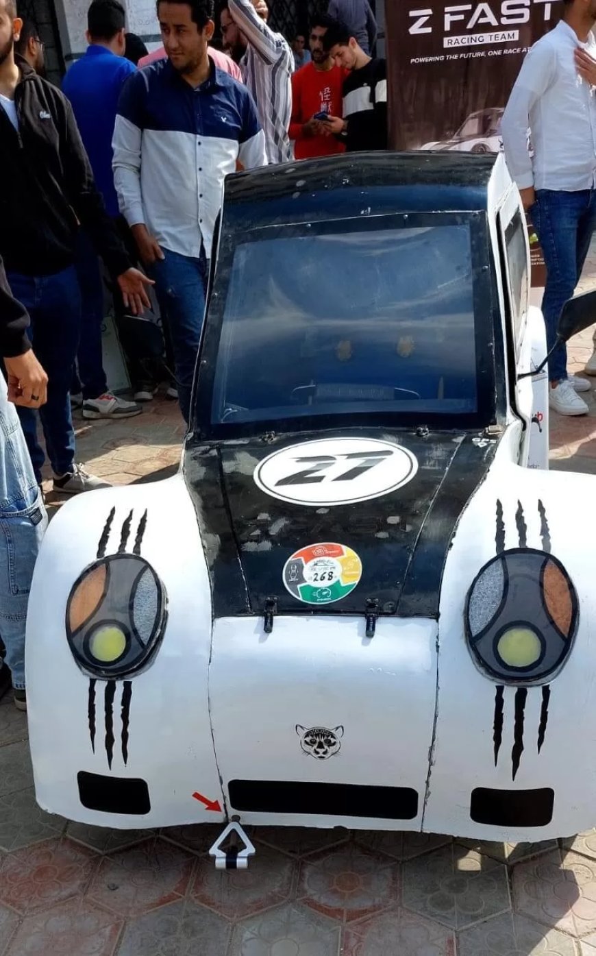 جامعة الزقازيق تحصل على جائزة أفضل ابتكار Best Innovation في اختبارات المسار الميداني للسيارات