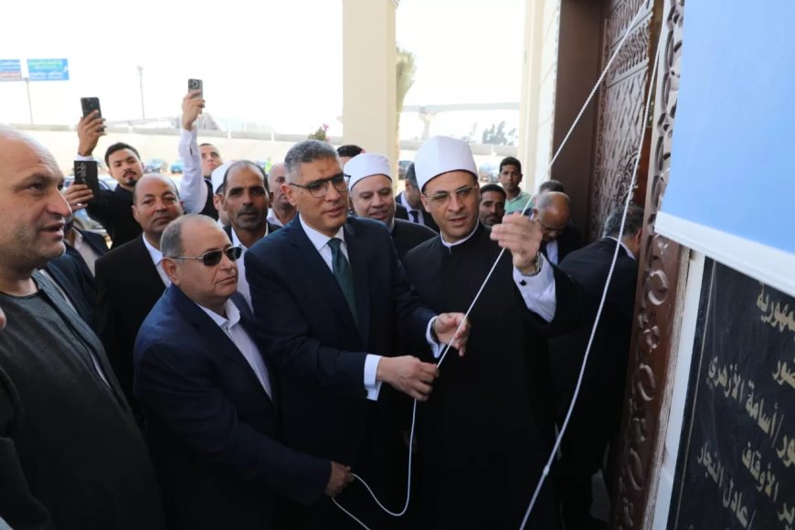 محافظ الجيزة يفتتح مسجد التقوي بمحور ٢٦ يوليو طريق ٦ أكتوبر
