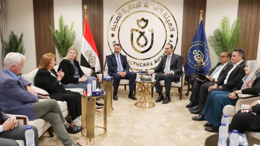 رئيس هيئة الرعاية الصحية التقي بالمدير العام لشركة تاكيدا مصر وممثلي هيئة الخدمات الصحية الوطنية البريطانية لبحث سبل تعزيز التعاون المشترك لخدمة مرضى الأورام
