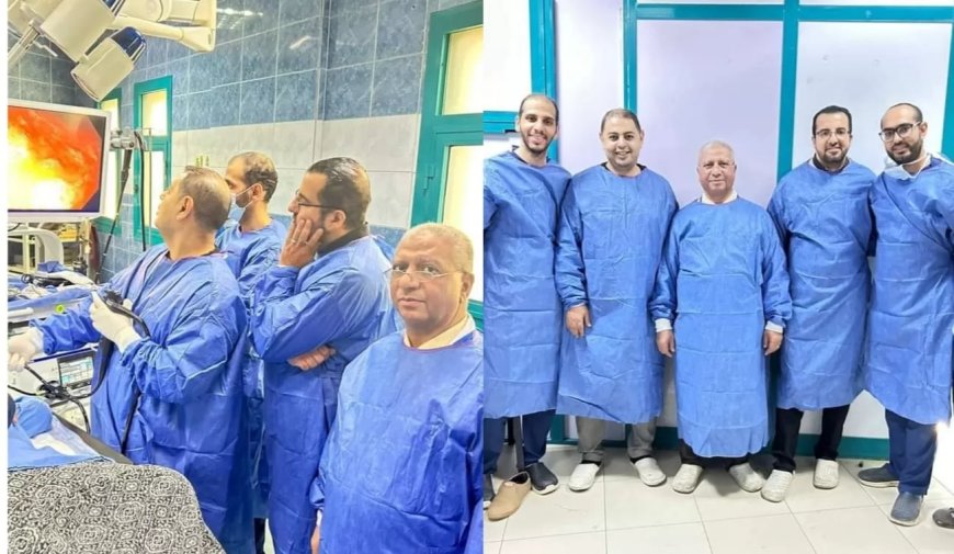 افتتاح وحدة مناظير الجهاز الهضمي الحديثه بمستشفي الهلال للتأمين الصحي بسوهاج