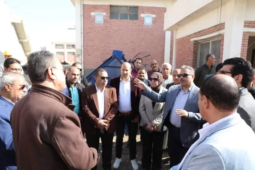 محافظ الشرقية يتفقد الأعمال النهائية بمحطة معالجة منشأه رضوان بأبو كبير