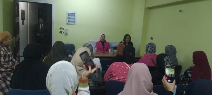 لقاء توعوى عن اضرار الهجرة غير الشرعية ومناقشة المشكلات والظواهر السلبية المترتبة عليها