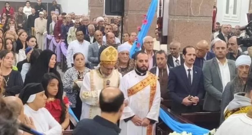 وفد حماة الوطن يزور الكنيسة الكاثوليكية بالقنطرة