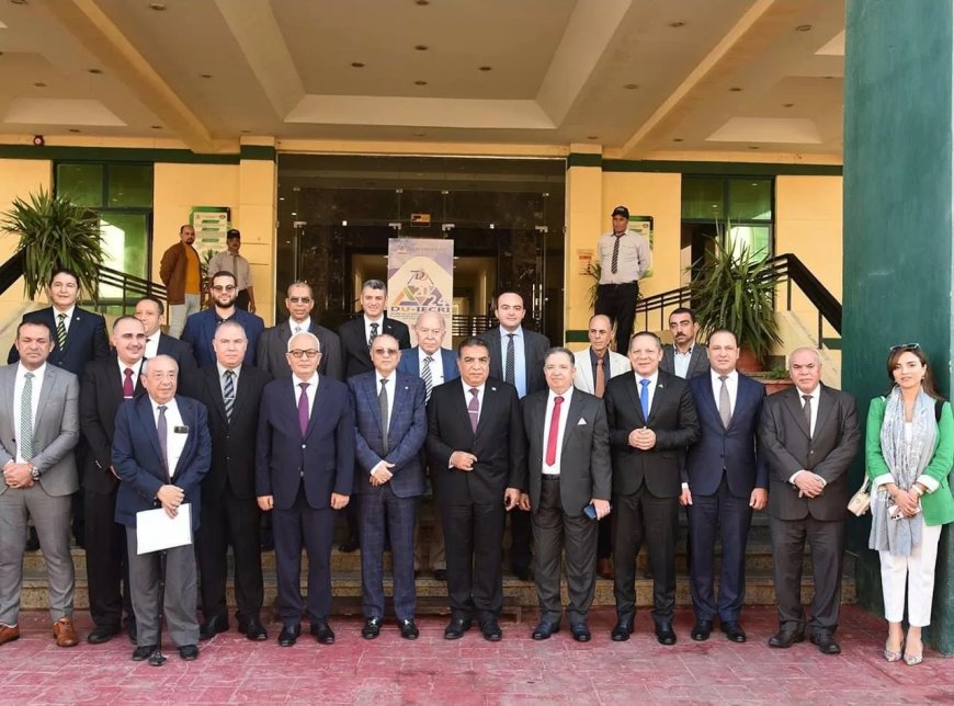 رئيس جامعة الدلتا التكنولوجية يشارك فى فعاليات المؤتمر الهندسي الدولي الثاني للبحوث والإبتكار بجامعة الدلتا للعلوم والتكنولوجيا