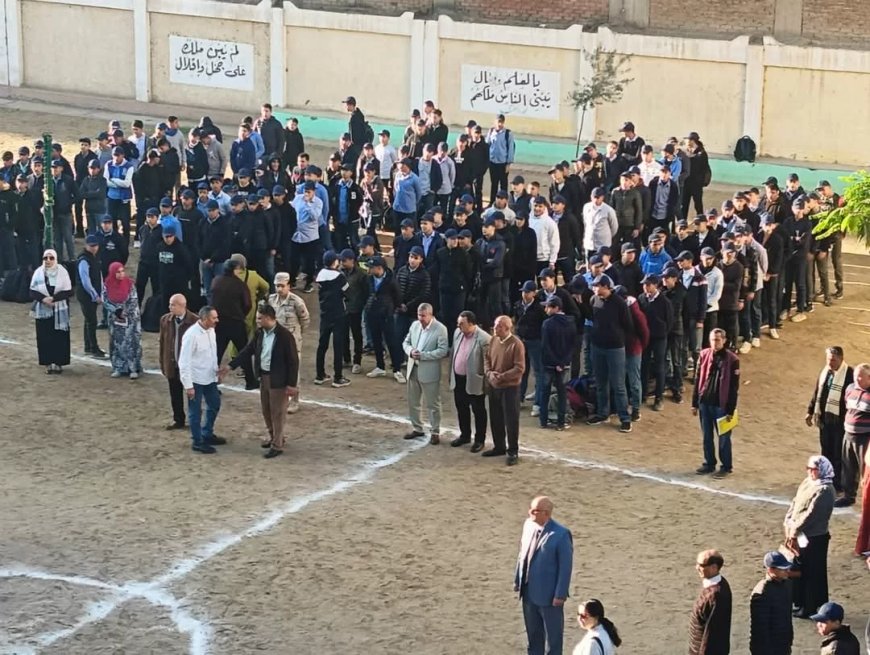 وكيل أول وزارة التربية والتعليم بالشرقية يفاجئ مدارس ههيا