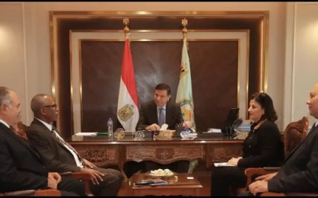 وزير الزراعة يستقبل المدير الاقليمي للايفاد لبحث المشروعات الزراعية المشتركة ..