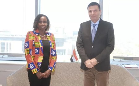 وزير الزراعة يبحث مع اللجنة الاقتصادية الافريقية بالامم المتحدة مبادرات دعم المرأة الريفية