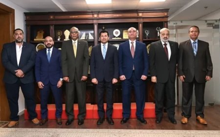 خلال لقاءه باتحاد الهوكي الجديد …وزير الرياضة يطلب التركيز علي المواهب.وتنمية الكوادر