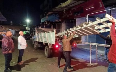 تنفيذ 16 حالة تعدٍّ ورفع 90 حالة إشغال بالقنطرة غرب