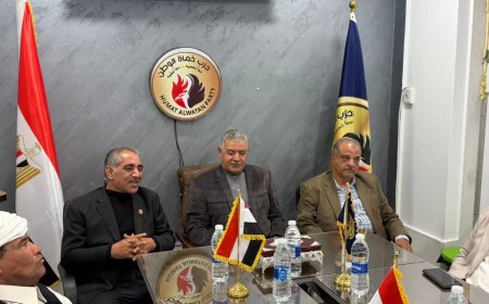 ” حماة الوطن ” بمطروح : يعقد جلسة نقاشية لمدير عام مديرية العمل لعرض مطالب المواطنين