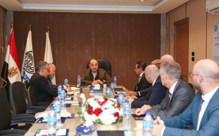 وزير قطاع الأعمال العام يلتقي وفدا من “MTG” العالمية و”الفولاذ الصناعية” لبحث سبل التعاون في رفع تركيز خام الحديد وتعظيم القيمة المضافة