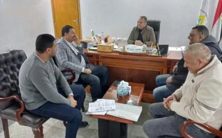 رئيس جهاز القري السياحية يستقبل رئيس مدينة العلمين