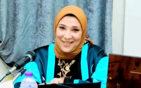 الماجستير بإمتياز للباحثة غادة سمير من آداب المنيا