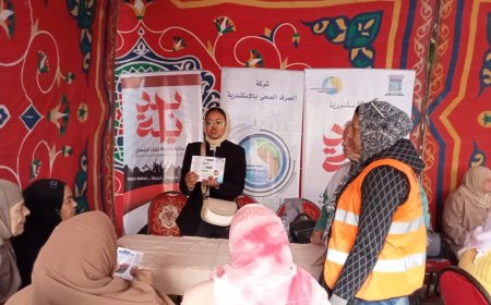 “صرف صحي الإسكندرية” تواصل مشاركتها في مبادرة بداية لخدمة المواطنين ورفع الوعي المائي