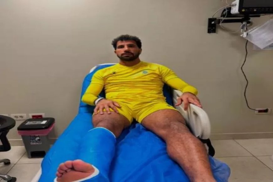 إصابة المهدي سليمان بكسر في عظمة الشظيه