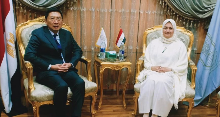 مستشارة شيخ الأزهر لشؤون الوافدين تستقبل سفير سنغافورة لبحث تعزيز التعاون المشترك