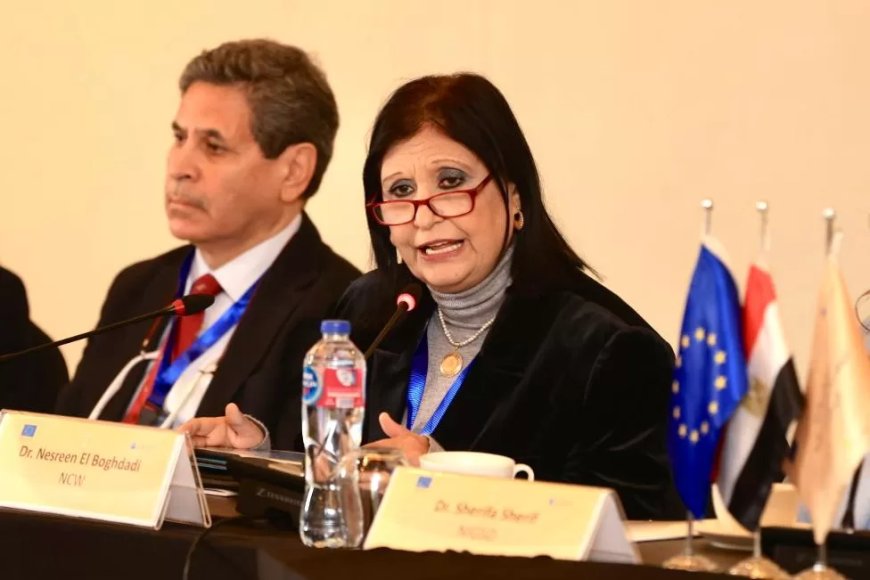 نسرين البغدادي في جلسة الحوار السياسي: الدولة حريصة على تعزيز وصول المرأة إلى مواقع صنع واتخاذ القرار