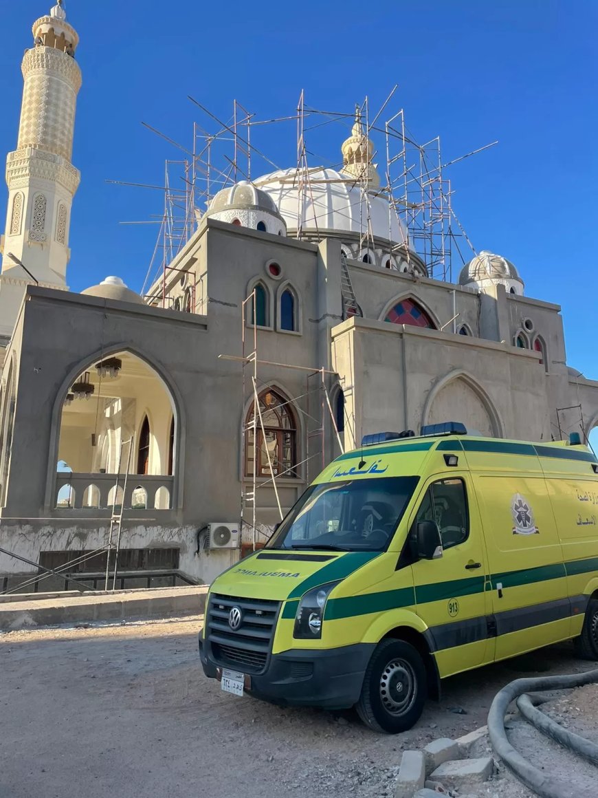 إنشاء نقطة اسعاف بمجمع آل الدقاق الأدارسة شمال الأحياء بالغردقة 