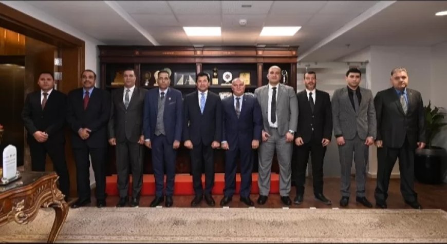 وزير الرياضة يبحث مجموعة من ملفات ومستهدفات المصارعة مع مجلس إدارة الاتحاد بتشكيله الجديد