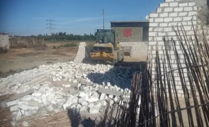 تنفيذ 11 حالة تعدٍّ بالبناء المخالف بالقنطرة شرق