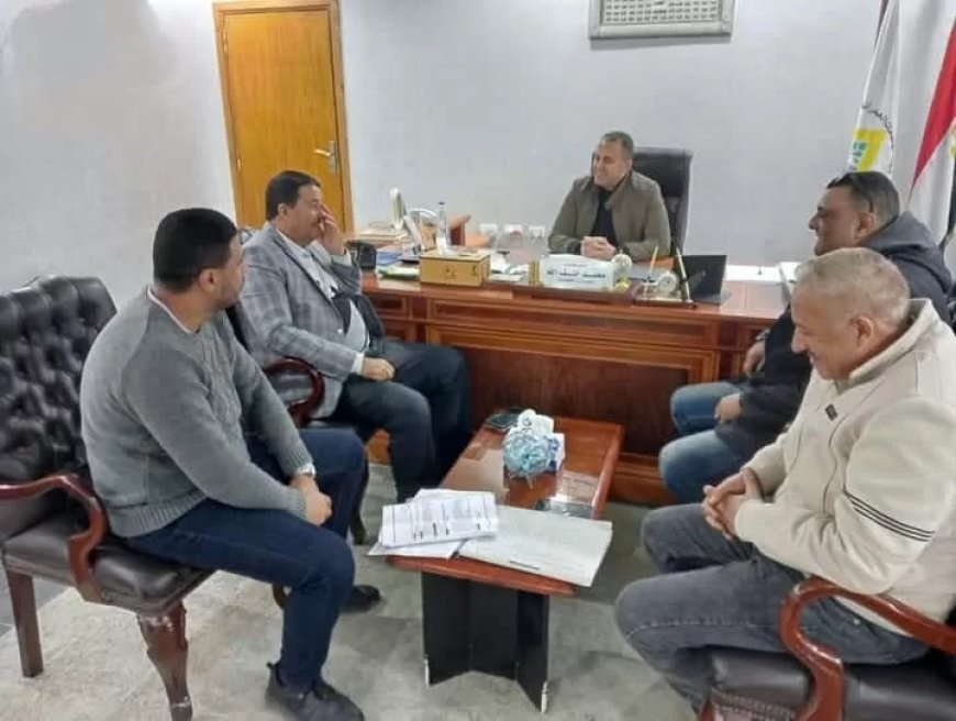 رئيس جهاز القري السياحية يستقبل رئيس مدينة العلمين