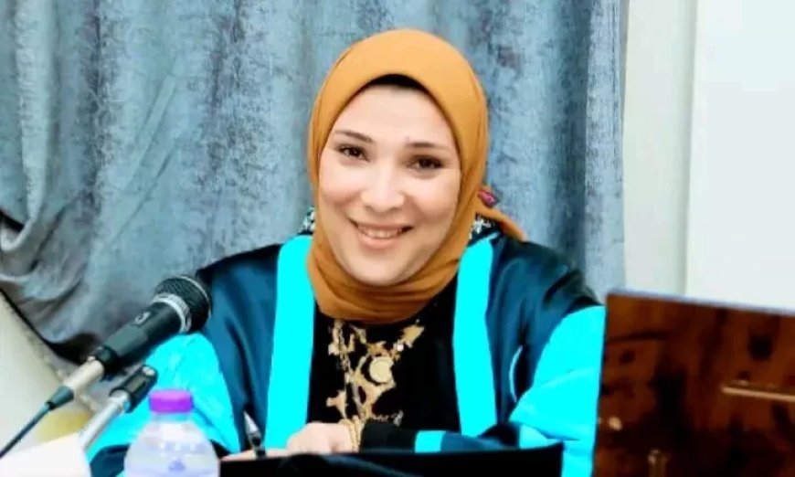 الماجستير بإمتياز للباحثة غادة سمير من آداب المنيا