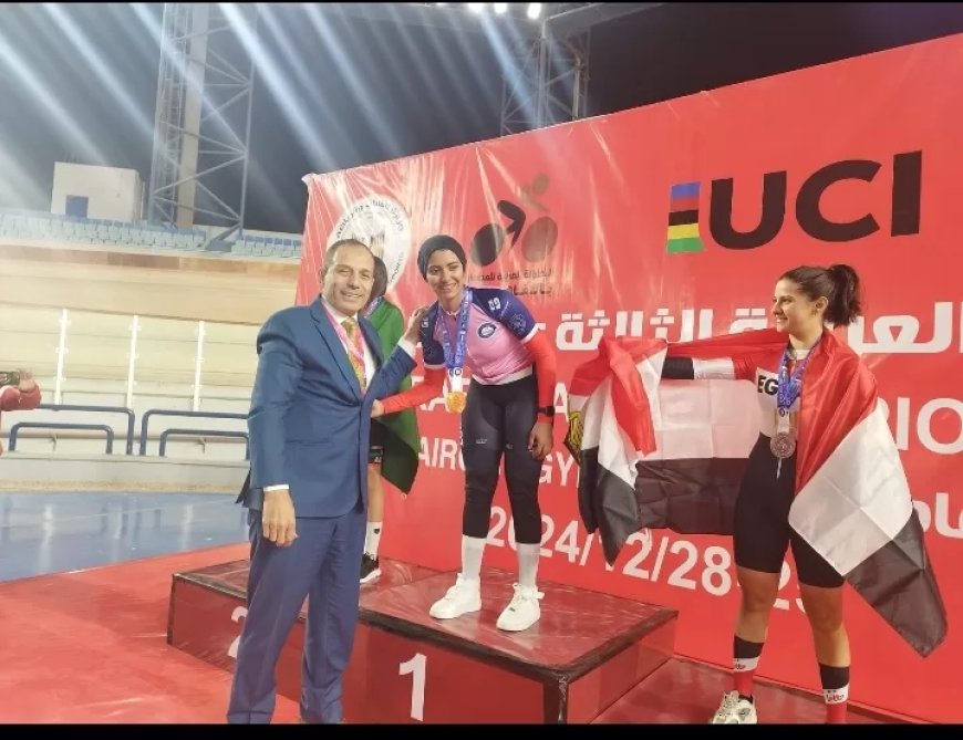 مصر تكتسح منافسات اليوم الاول للبطولة العربية لدراجات المضمارب 15ميدالية