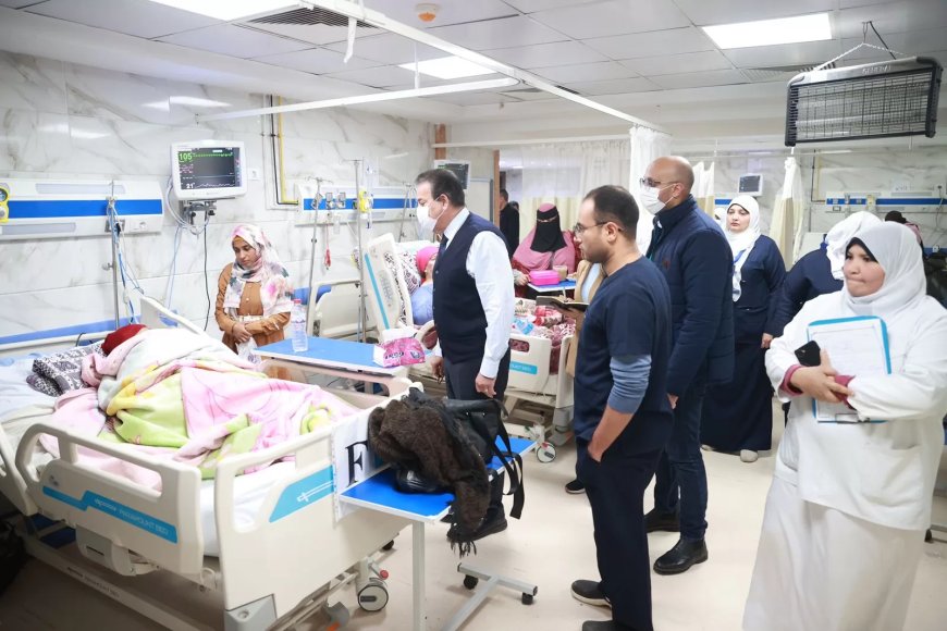 في زيارة ميدانية مفاجئة..وزير الصحة تفقد مستشفى شبرامنت المركزي ووجه بسرعة نقل مريض للرعاية المركزة ويحيل مدير المستشفى للتحقيق