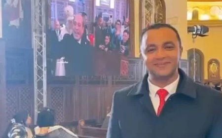 رئيس نموذج محاكاة مجلس الشيوخ يهنئ الأخوة الأقباط بعيد الميلاد المجيد